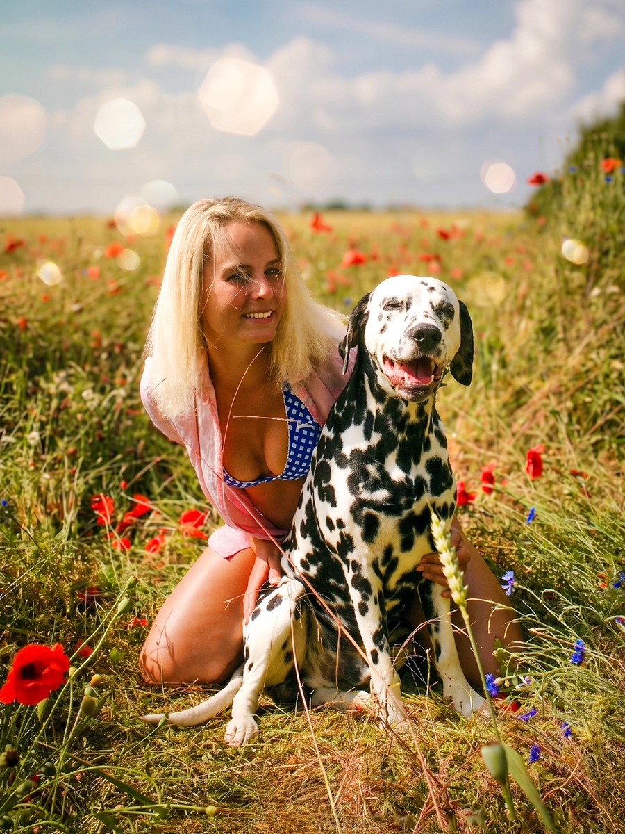 Shooting von Mensch und Hund im Mohnfeld MV
